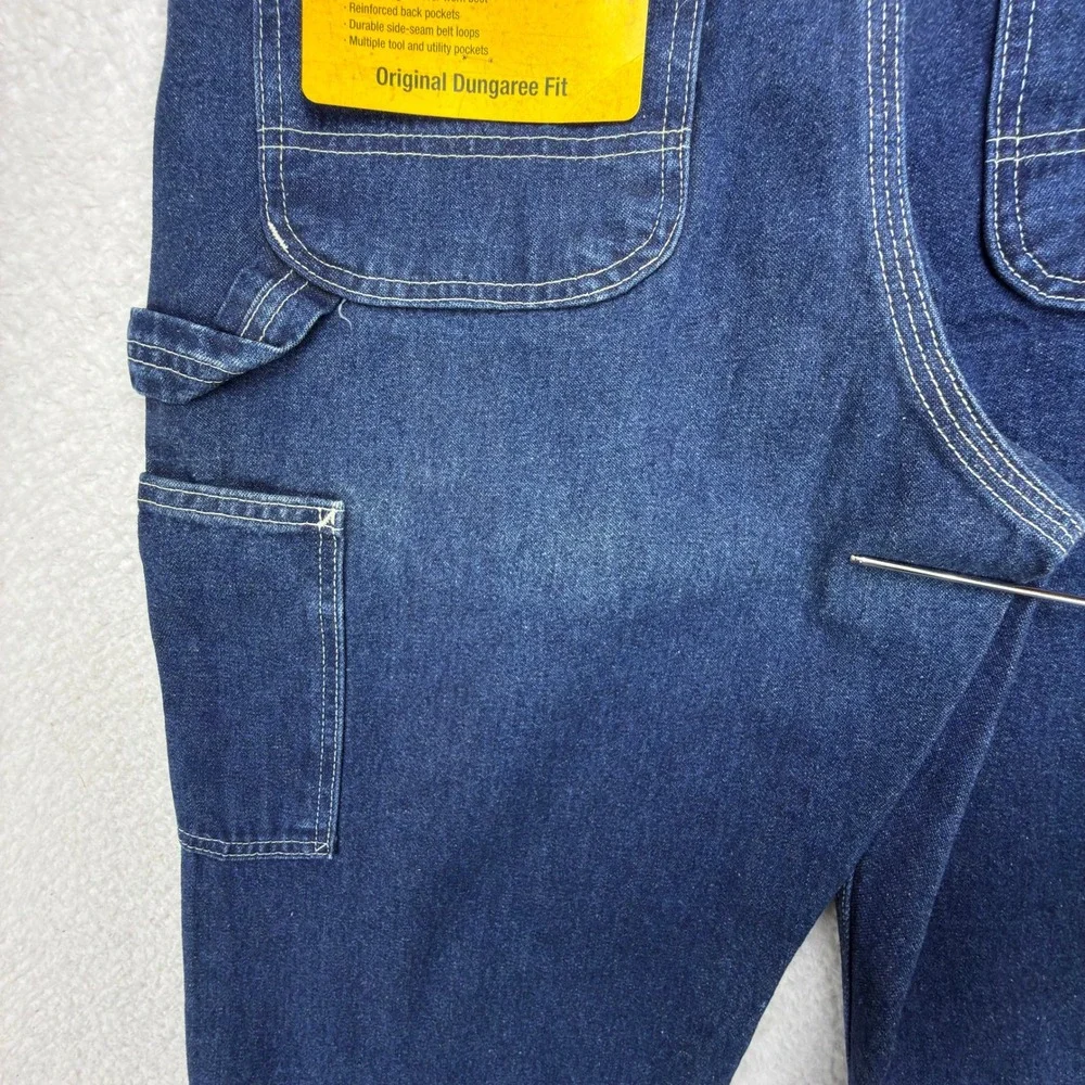 Carhartt Work Dungaree Denim Jeans Mens 29x32 B13 DST Darkstone NWT NOS